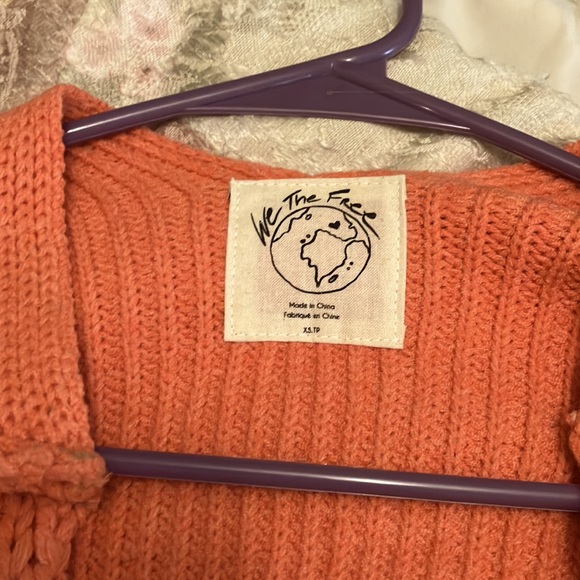 We The Free orange sweater - Picture 6 of 7